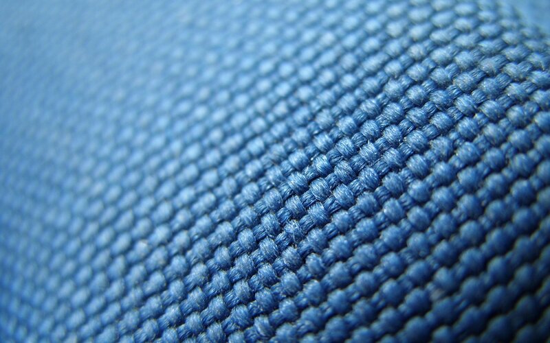 blue woven fabric texture