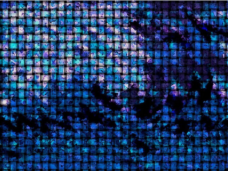 Blue Woven Pattern — Calm