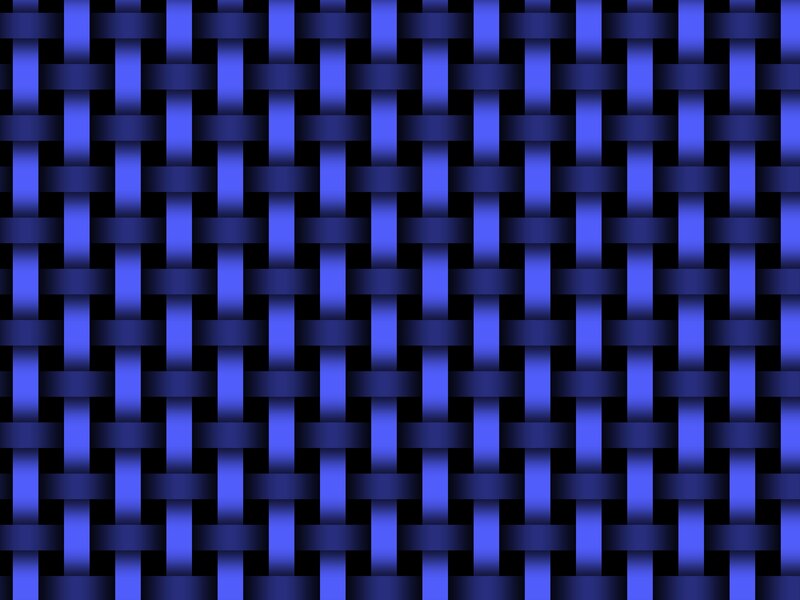 blue woven pattern