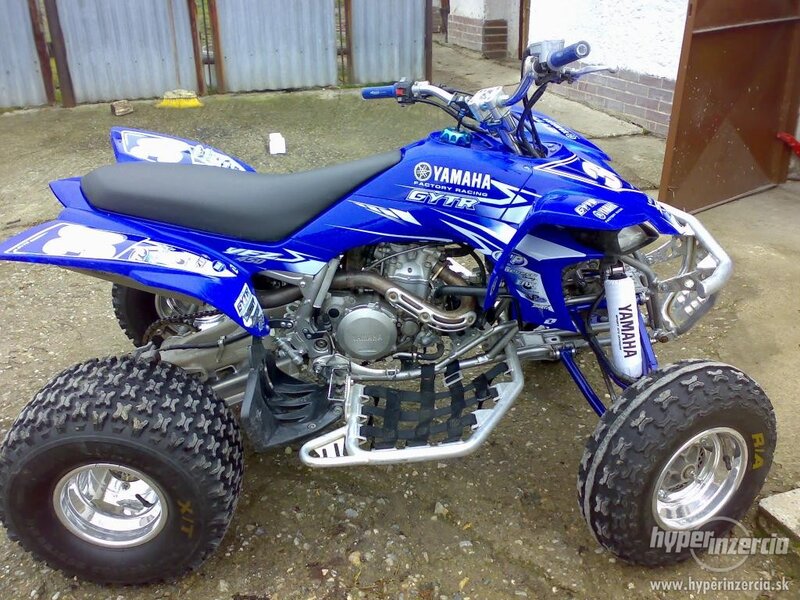 Blue Yamaha Atv — Neutral, Photograph