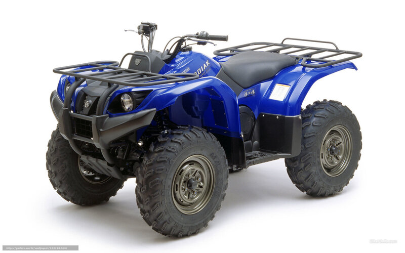 blue yamaha atv quad