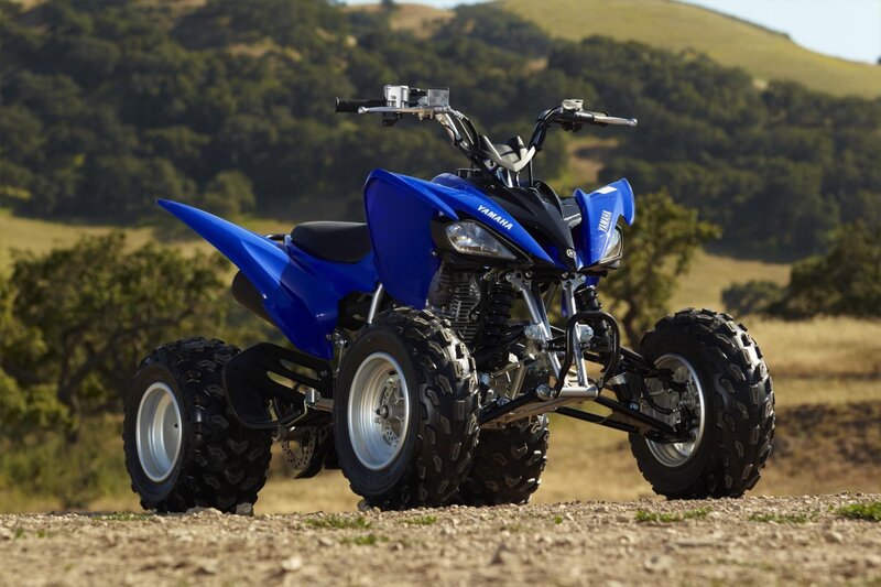 Blue Yamaha Atv