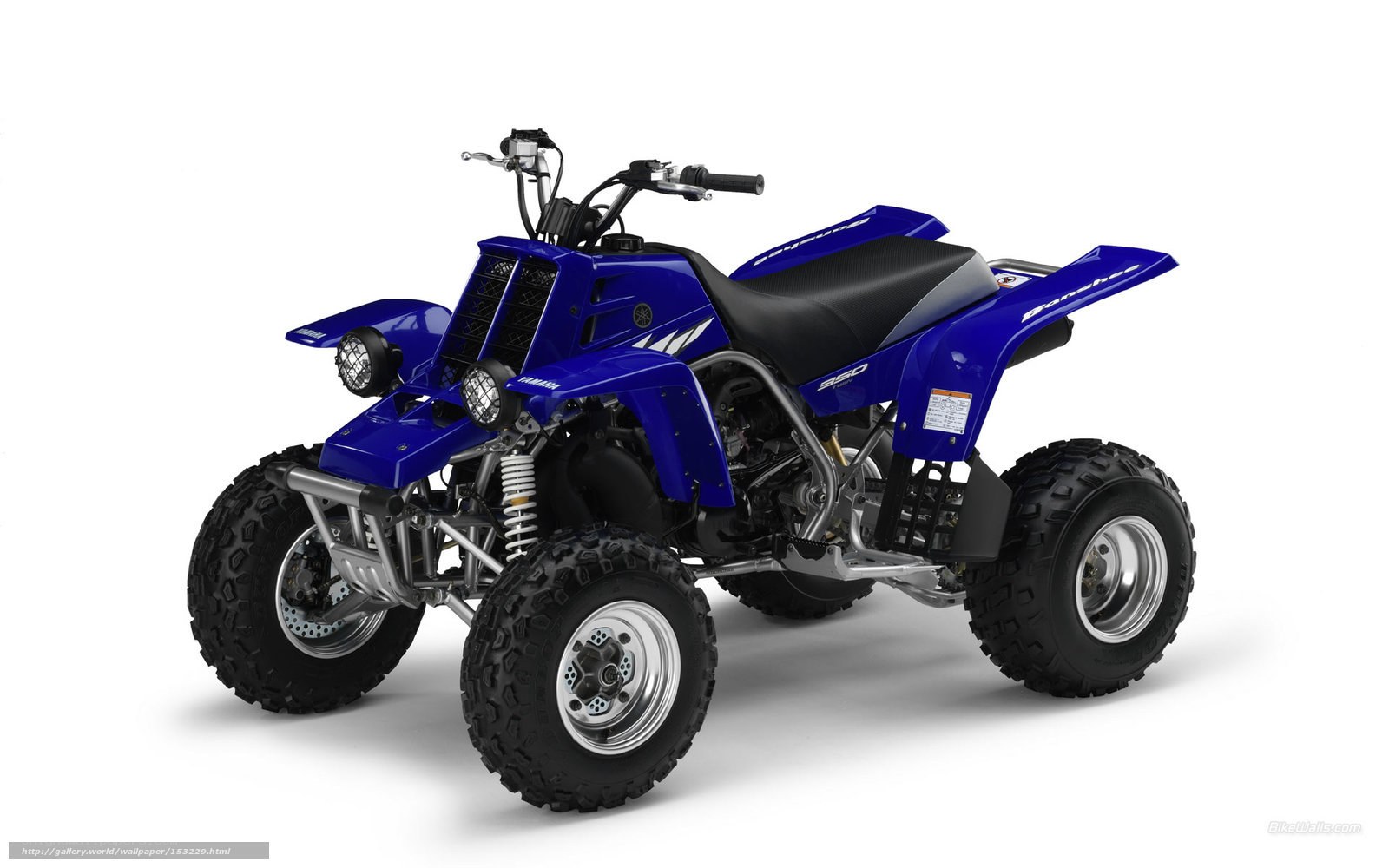 Blue Yamaha Banshee ATV