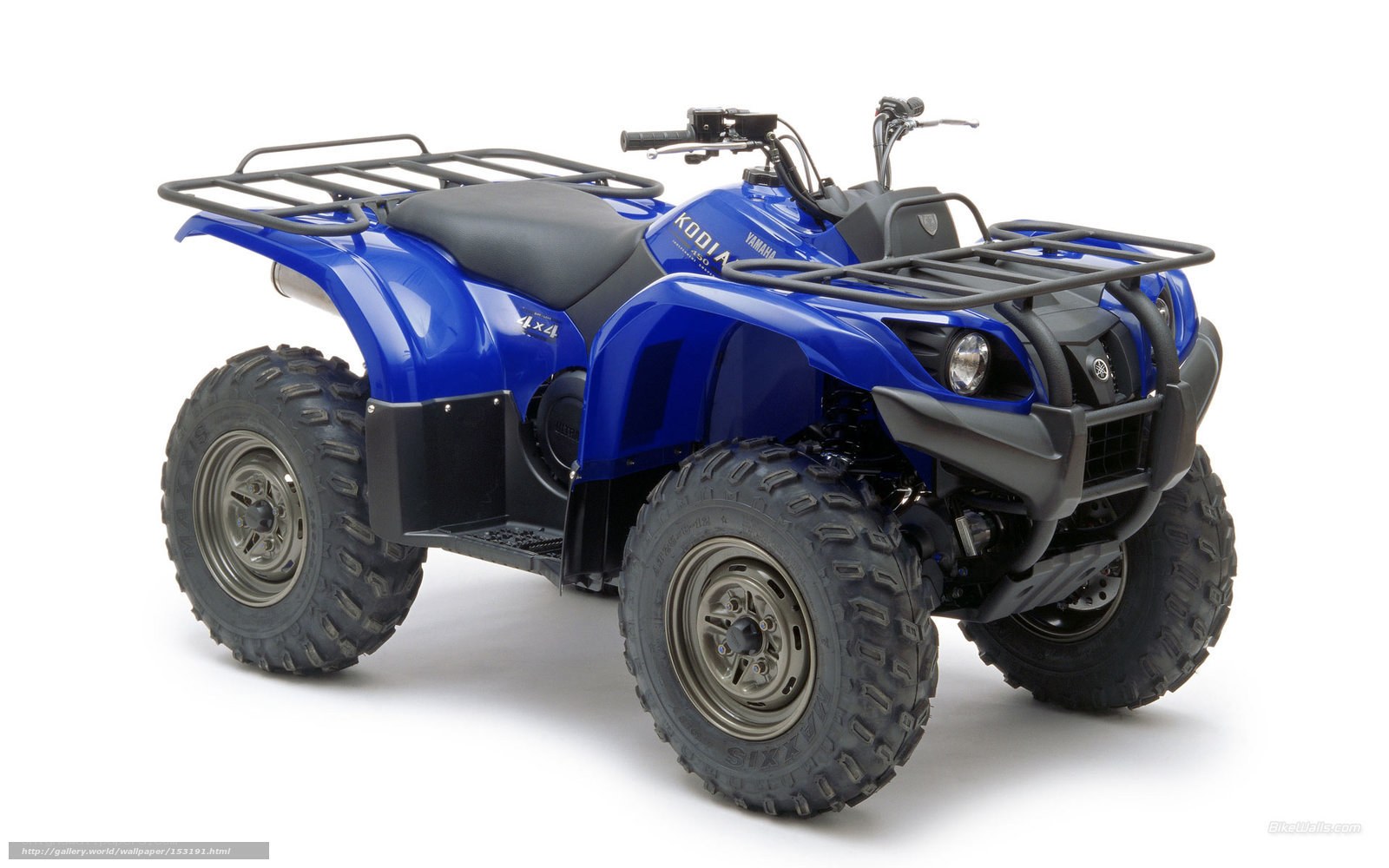 Blue Yamaha KODIAK ATV