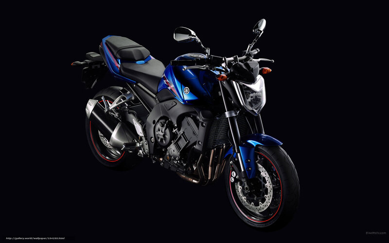 Blue Yamaha Motorcycle — Dramatic, Photograph, Seat