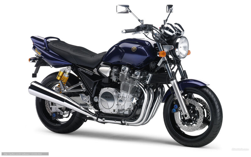 Blue Yamaha Motorcycle — Neutral, Photograph, Seat, Engine
