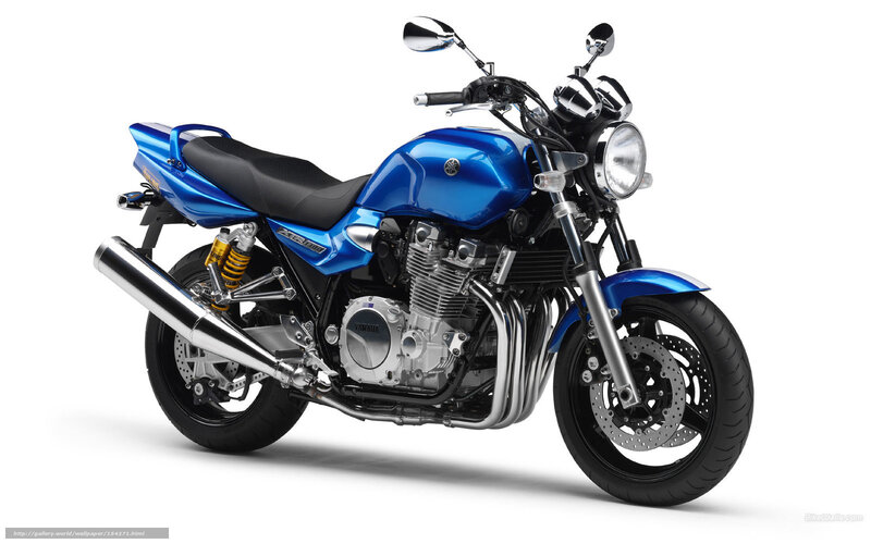 Blue Yamaha Motorcycle — Neutral, Photograph, Seat, Exhaust, Headlight