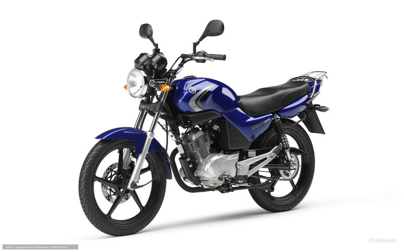 Blue Yamaha Motorcycle — Neutral, Photograph, Seat, Headlight