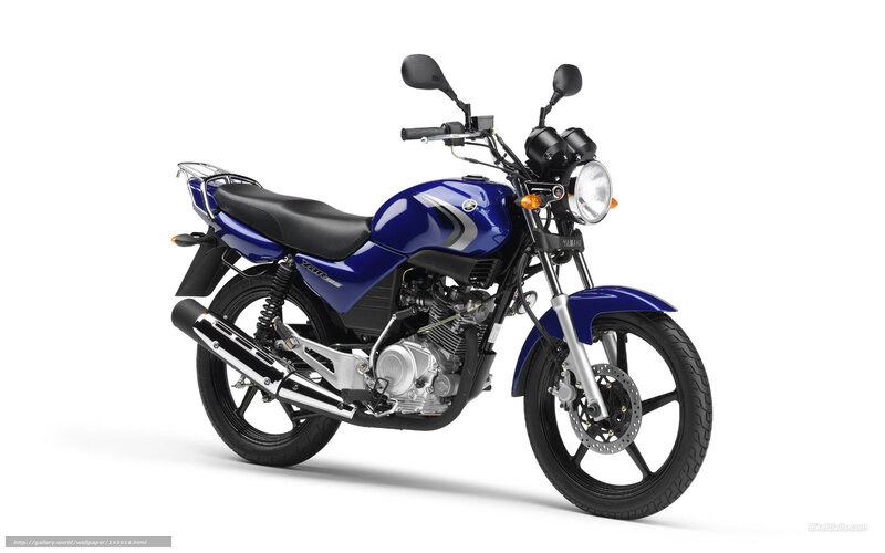 Blue Yamaha Motorcycle — Neutral