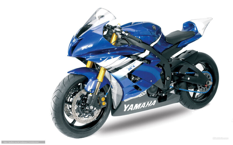 blue yamaha r6 sportbike