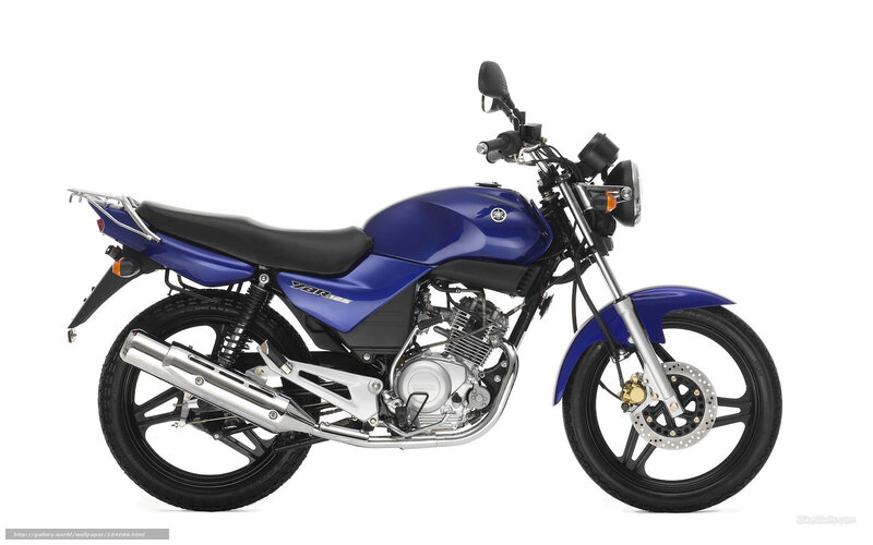 blue yamaha ybr 125 motorcycle