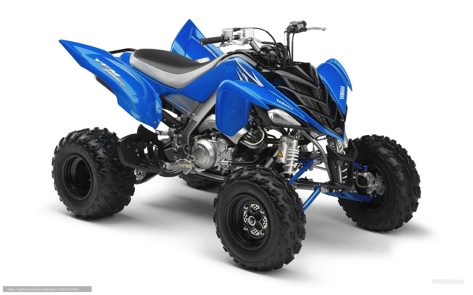 Blue Yamaha YFM 700 R ATV