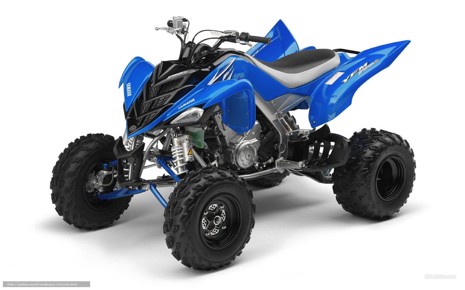Blue Yamaha YFM 700R ATV