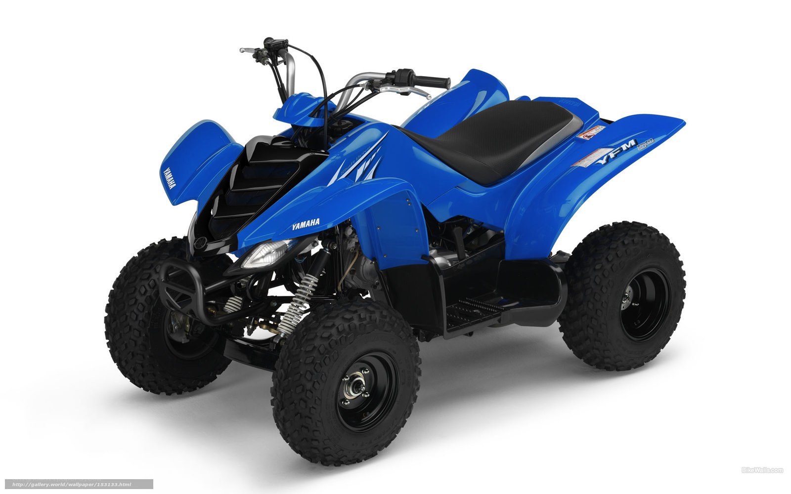 Blue Yamaha YFM ATV