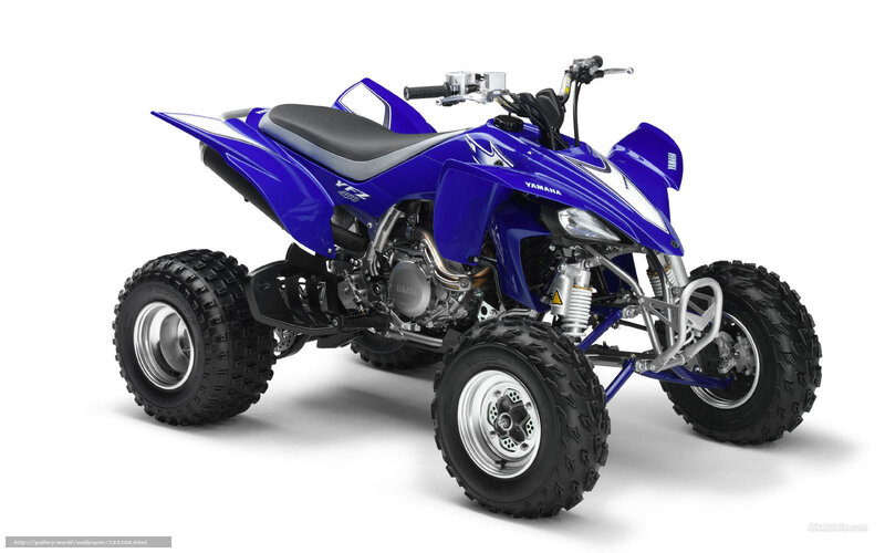 Blue Yamaha YFZ450 ATV