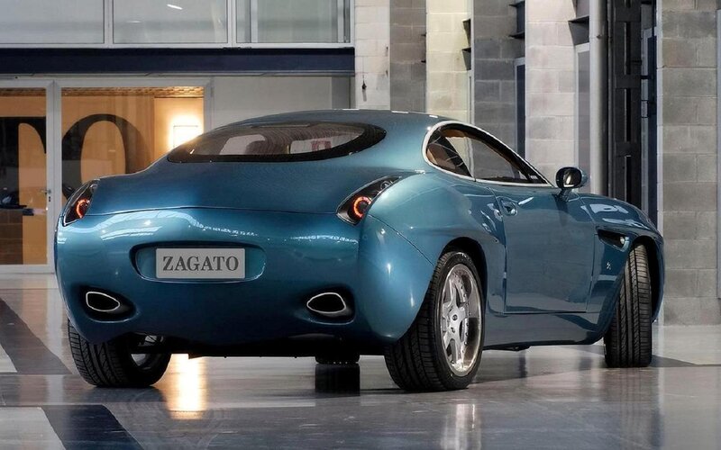 Blue Zagato Sports Car — Modern