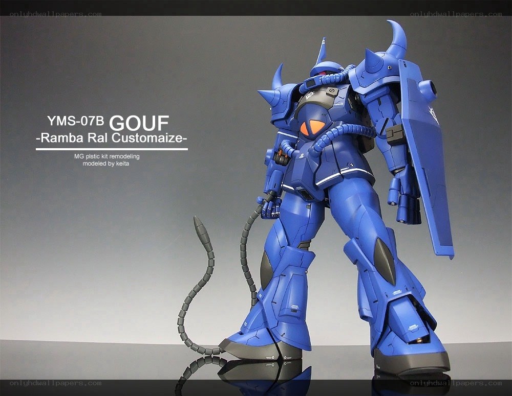 Blue Zaku Custom Model
