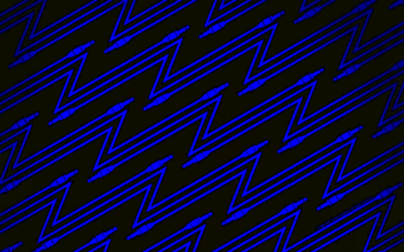 blue zigzag pattern