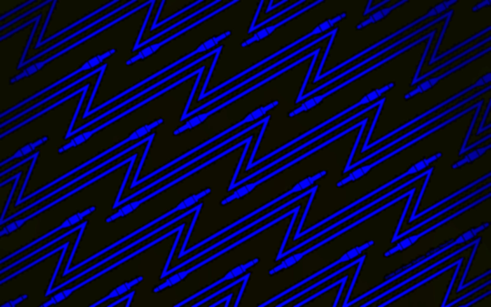 blue zigzag pattern