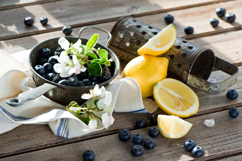 Blueberries and Lemons