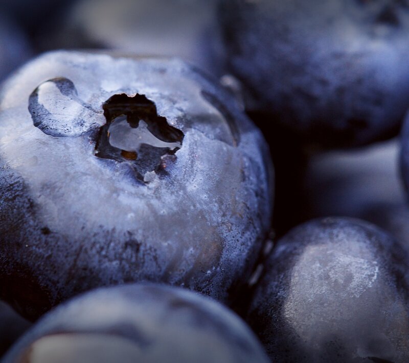 Blueberries in Close-up