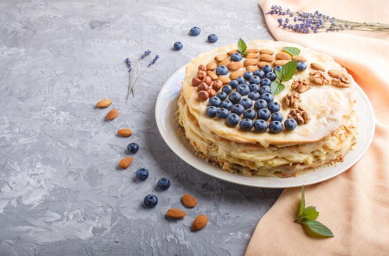 Blueberry Almond Cake