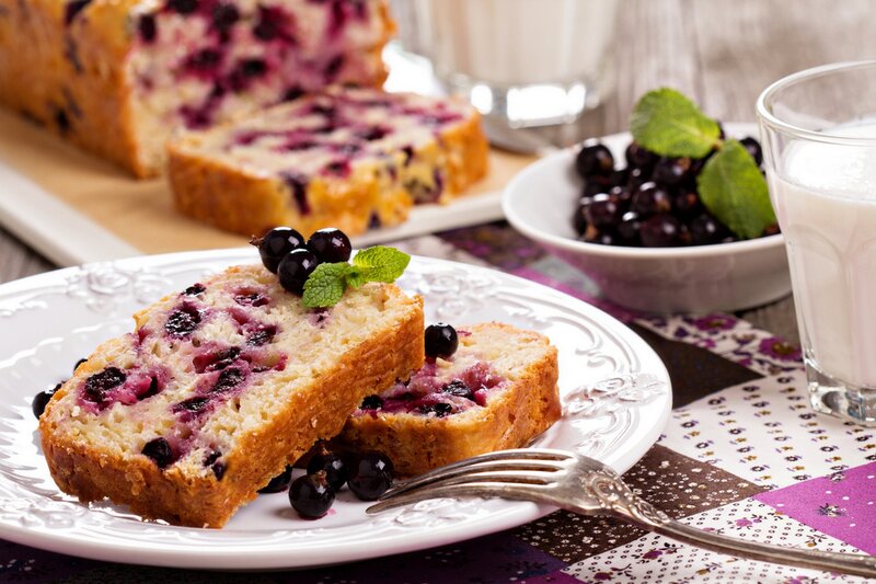 Blueberry Bread Slice