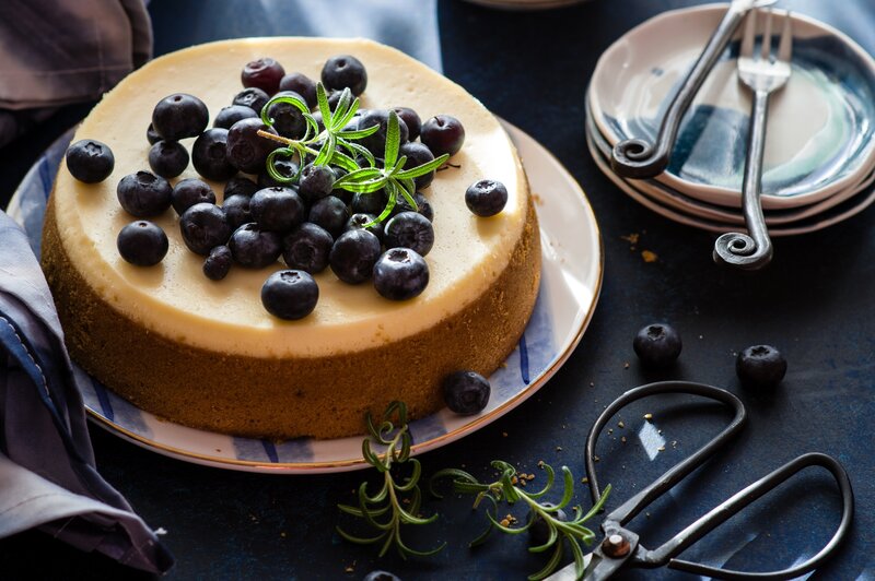 Blueberry Cheesecake — Brown