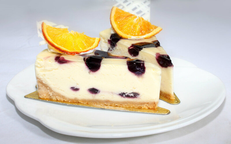 Blueberry Cheesecake Slices