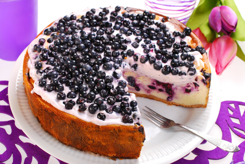 Blueberry Cheesecake — White