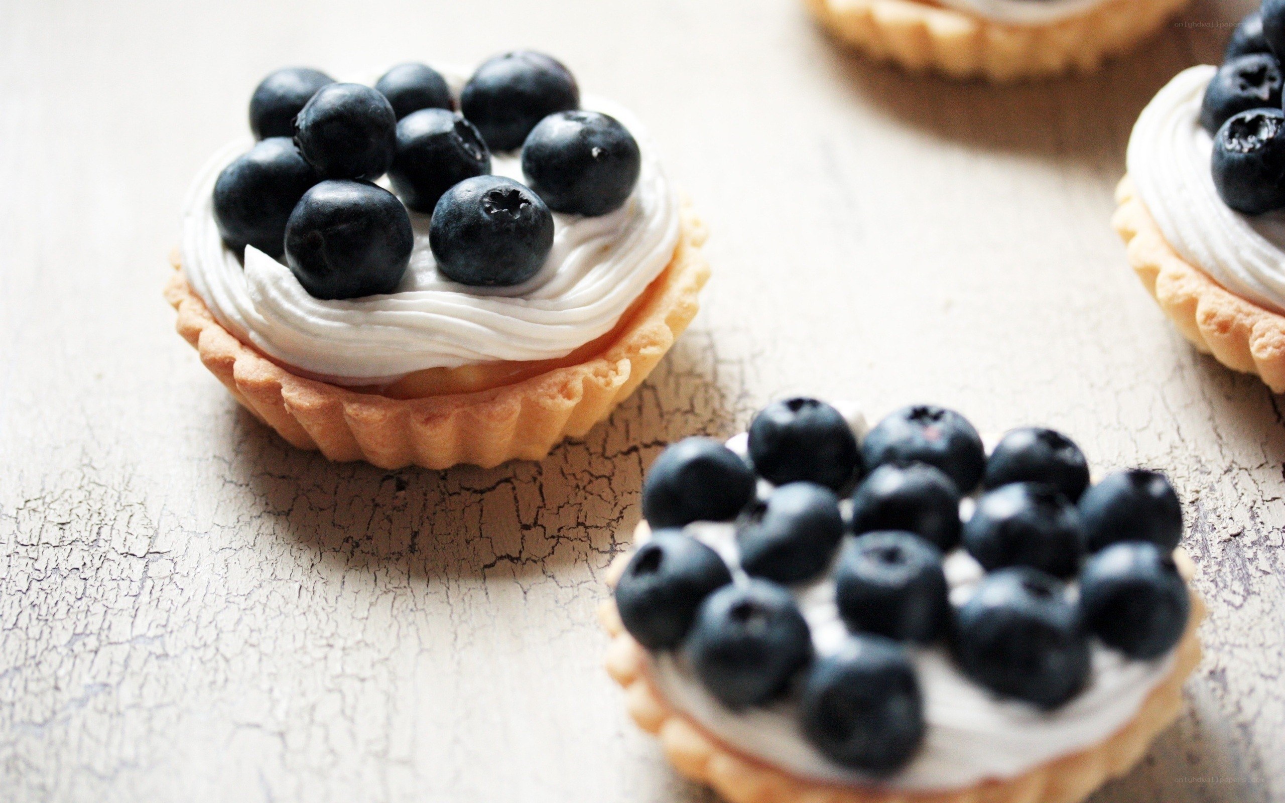 blueberry cream tarts