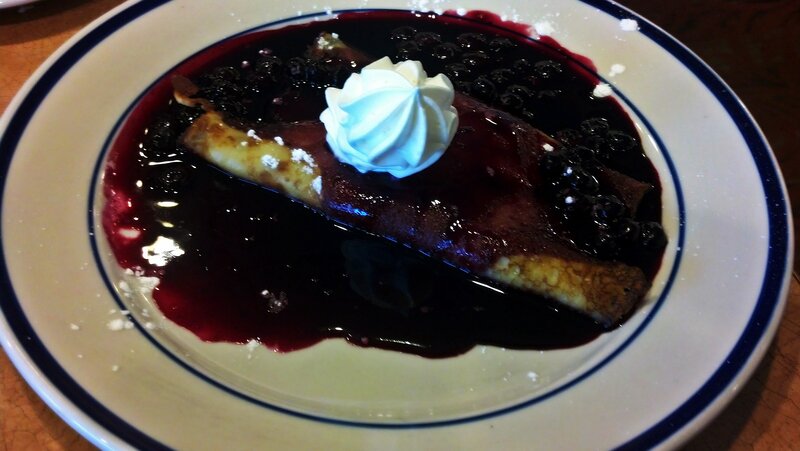 Blueberry Crepe Dessert