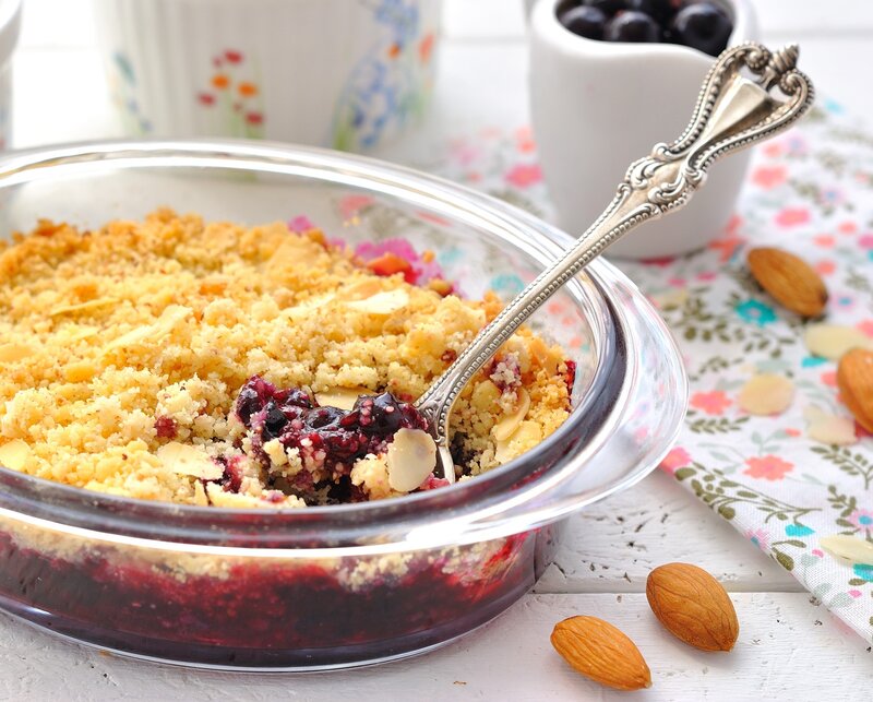 Blueberry Crumble Dessert