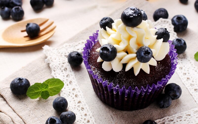 Blueberry Cupcake