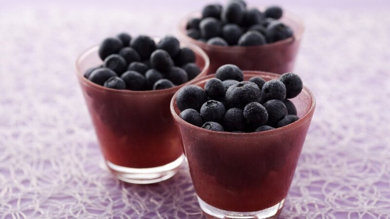 Blueberry Desserts in Cups