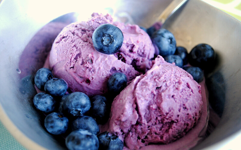 Blueberry Ice Cream — Purple