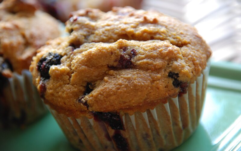 Blueberry Muffin in Paper Liner
