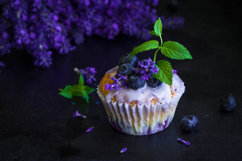 Blueberry Muffin with Lavender