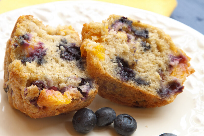 Blueberry Peach Muffin