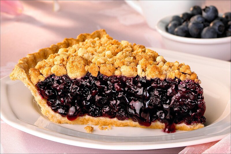 Blueberry Pie Slice — Purple