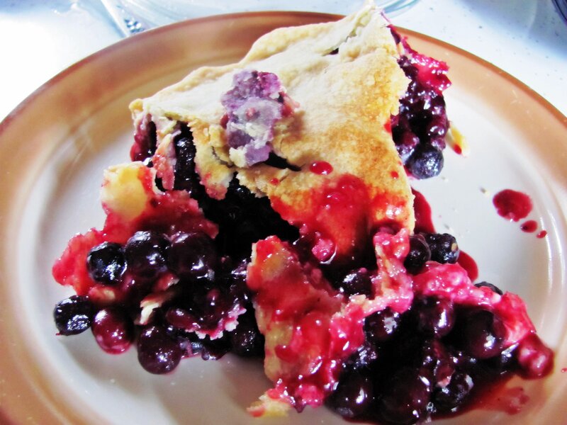 Blueberry Pie Slice — Red