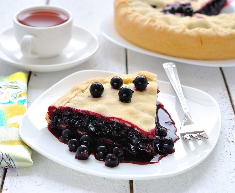 Blueberry Pie Slice