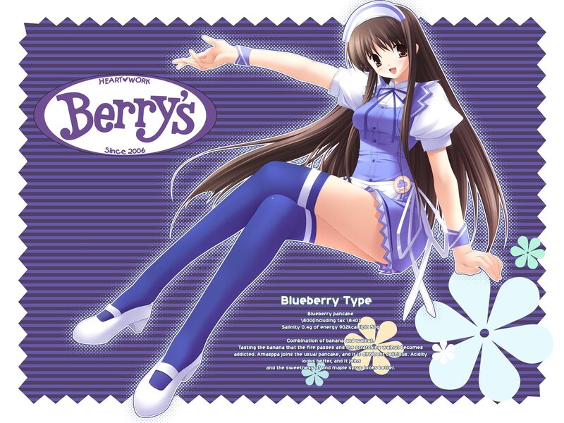 Blueberry Type character art