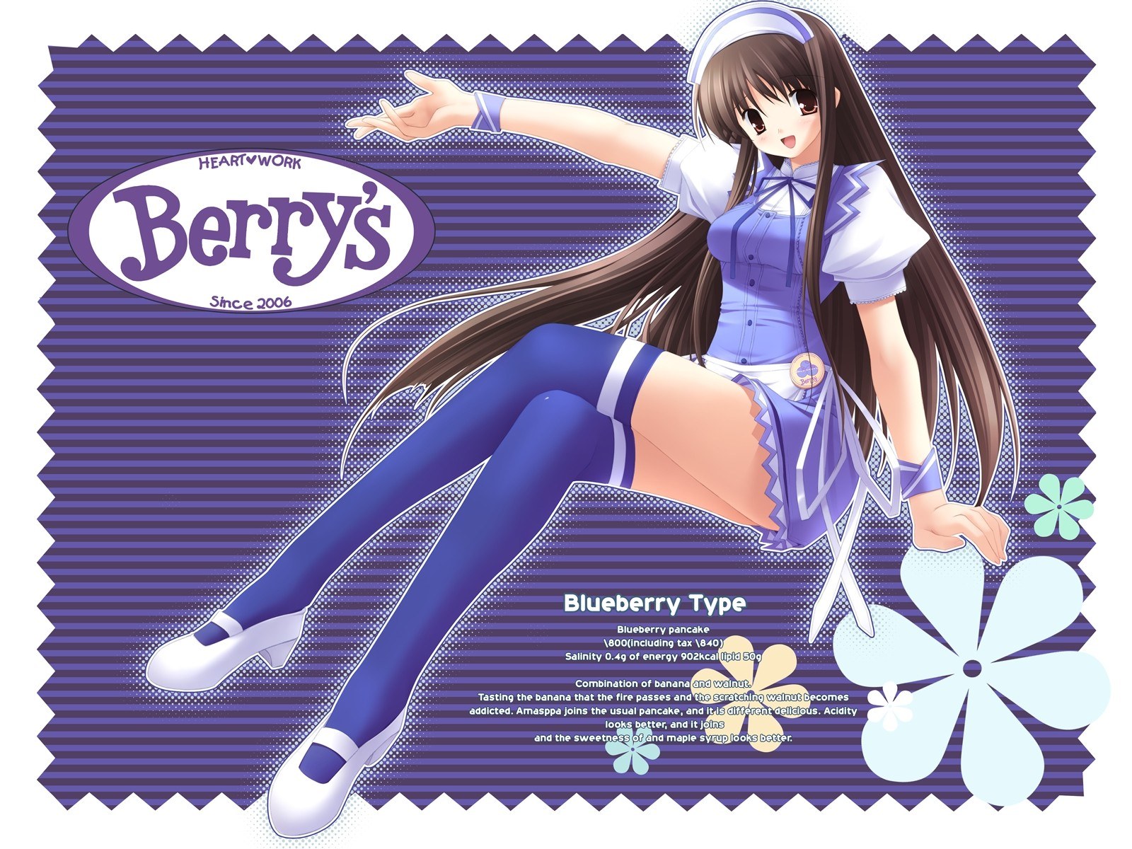 Blueberry Type character art