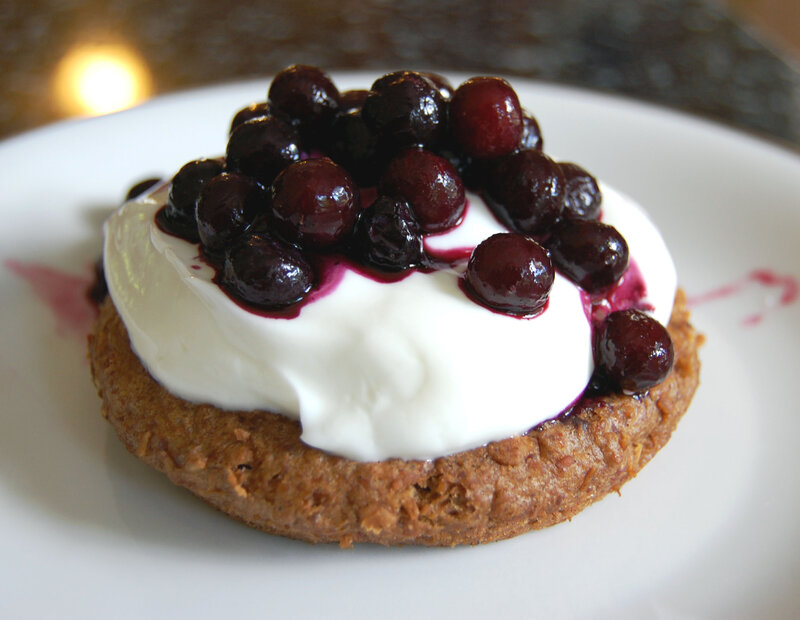 Blueberry Yogurt Tartlet