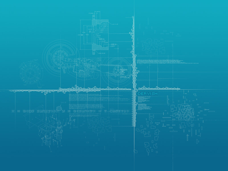 blueprint technical drawing