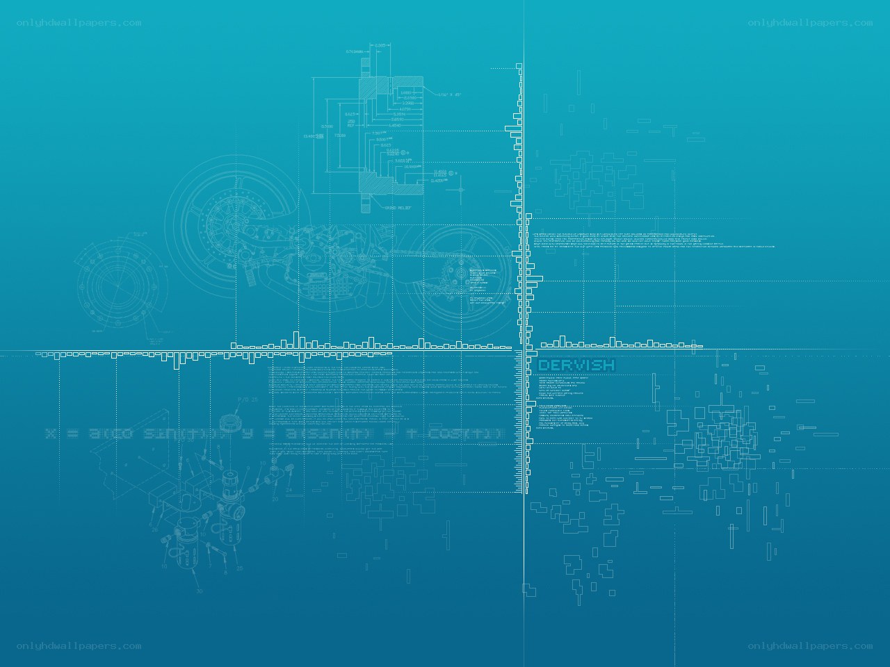blueprint technical drawing