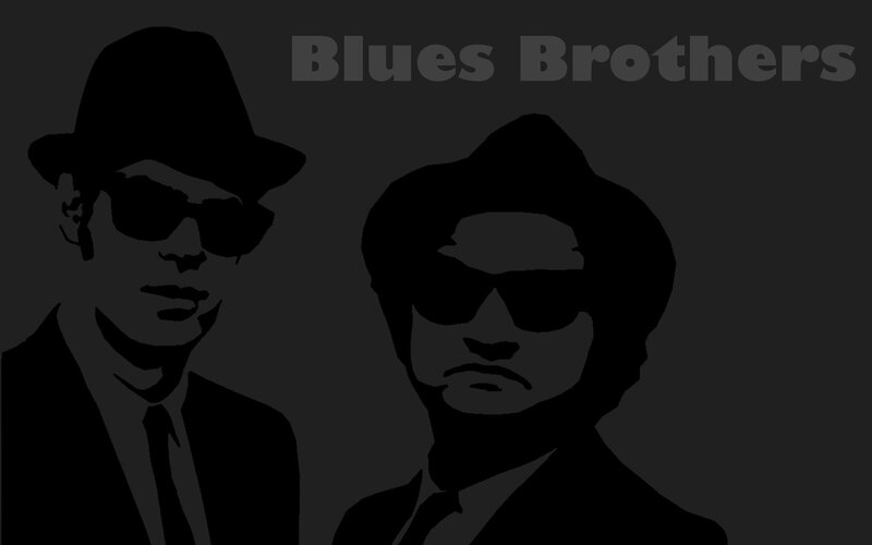 Blues Brothers silhouettes