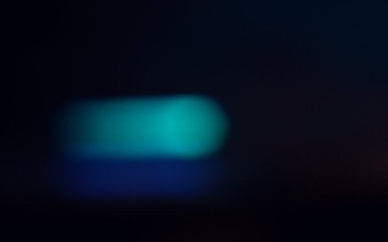 Blurred Blue Light