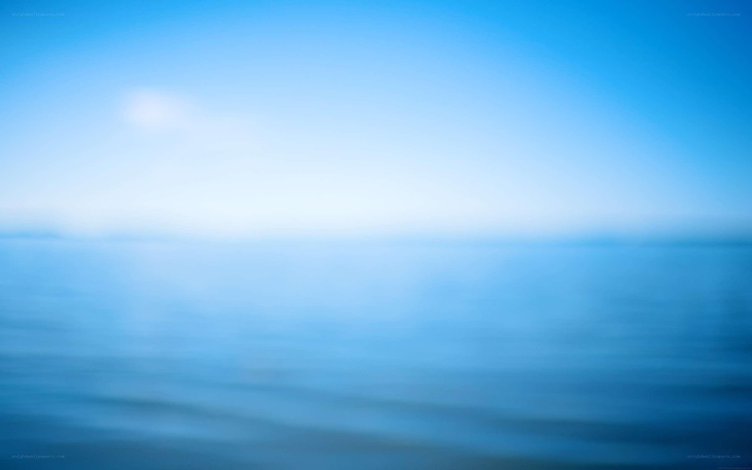 blurred blue water scene